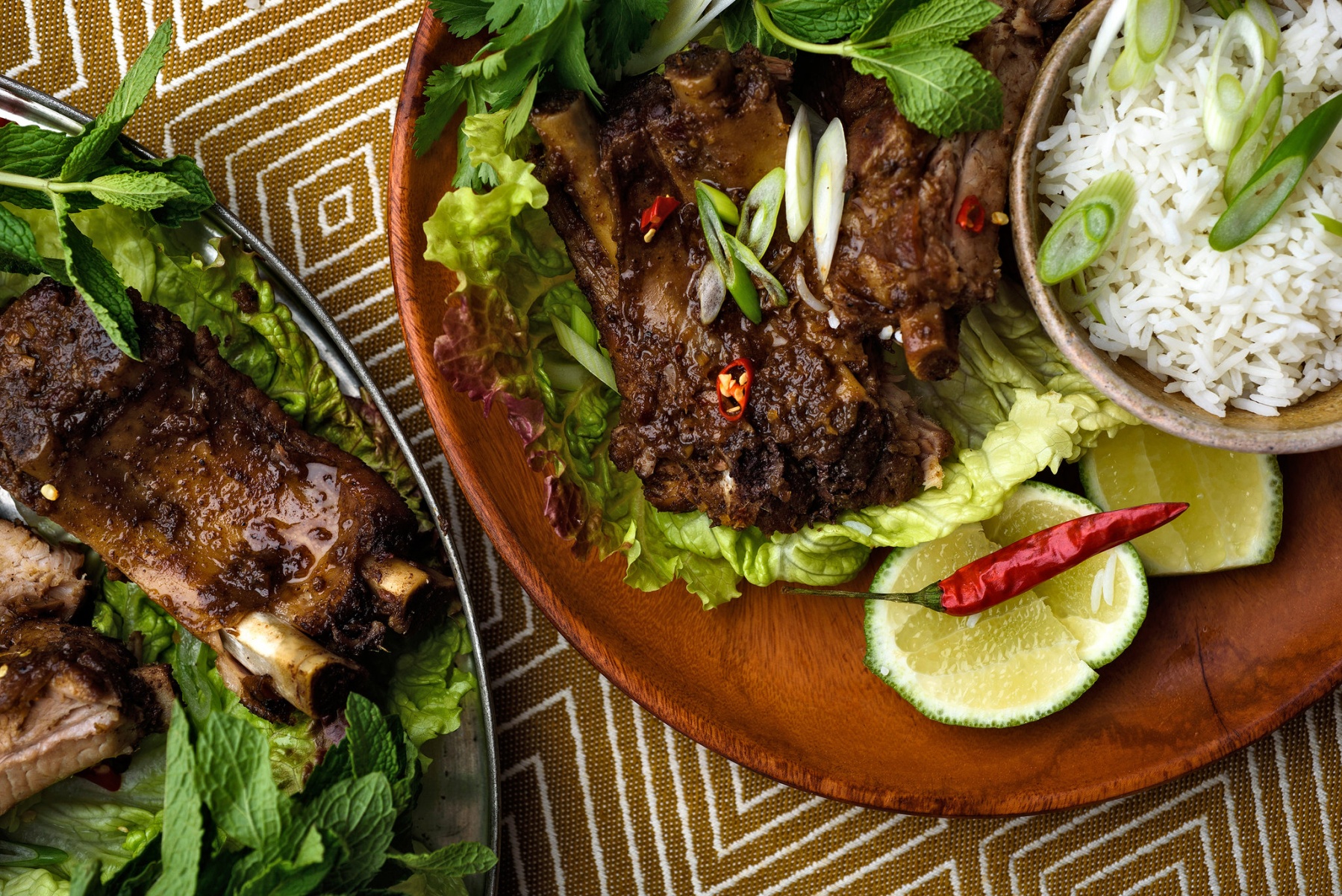 دستور تهیه ته چین دنده پلو 