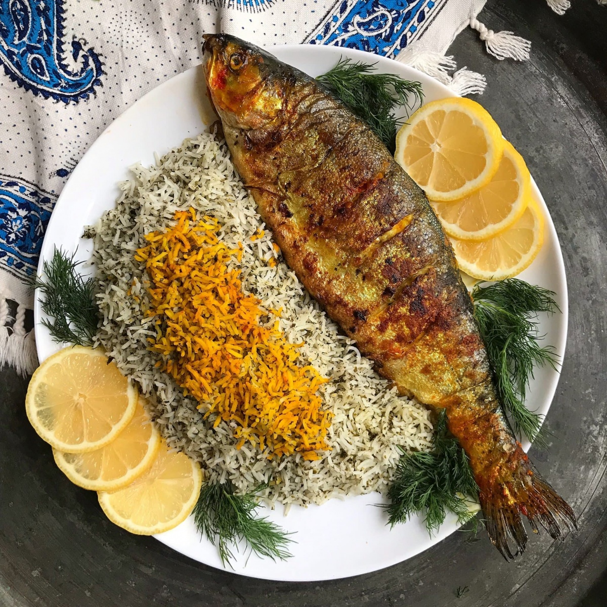 طرز تهیه ماهی عربی مسگوف