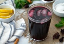 شربت چای ترش تابستانی با ۲ طعم عالی (مرحله به مرحله)