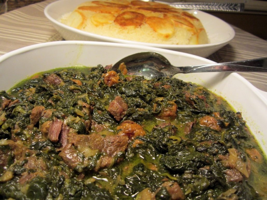 دستور تهیه خورش اسفناج
