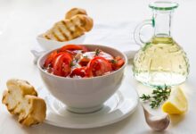 ترکیبات اصلی سالاد ازمه با رنگ متفاوت و خوشمزه (مرحله به مرحله)