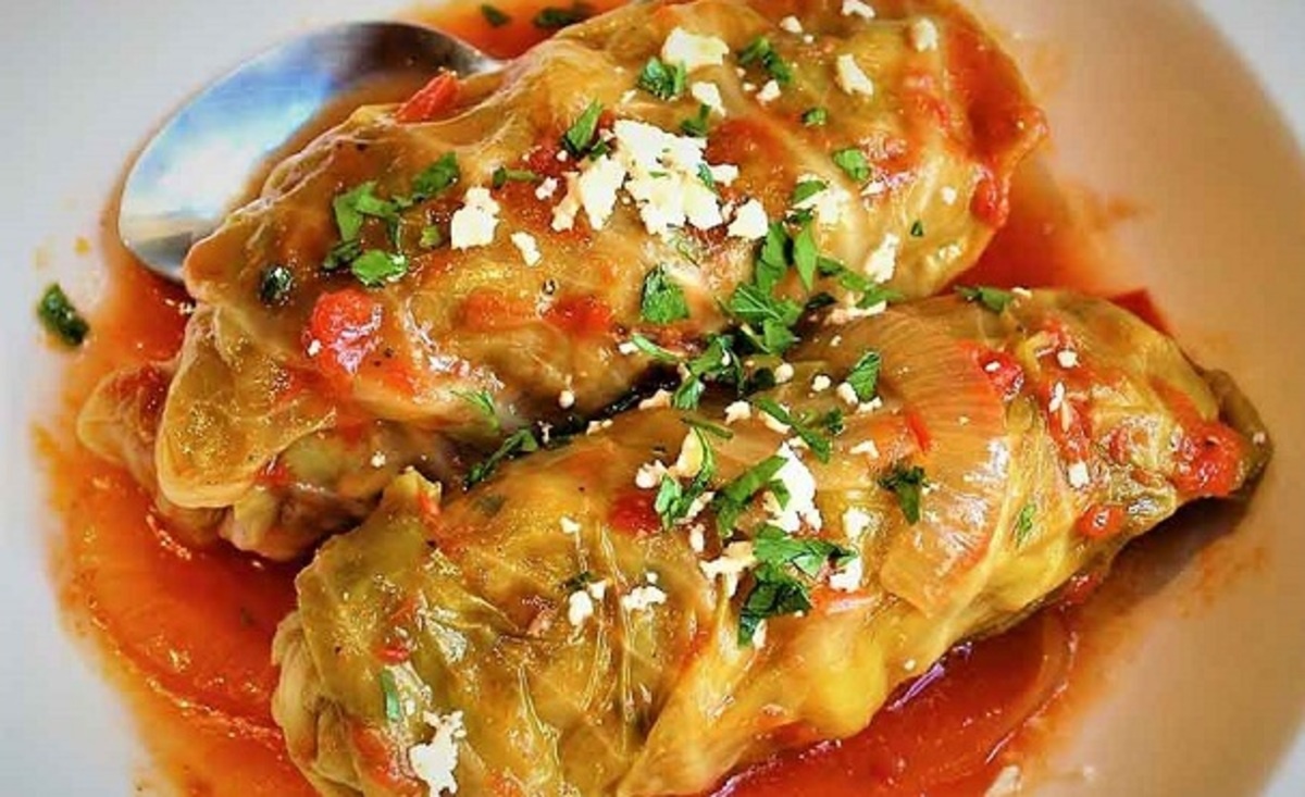 دلمه کلم لبنانی