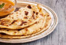 مراحل پخت نان پاراتا هندی خوشمزه (مرحله به مرحله)