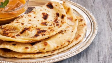مراحل پخت نان پاراتا هندی خوشمزه (مرحله به مرحله)