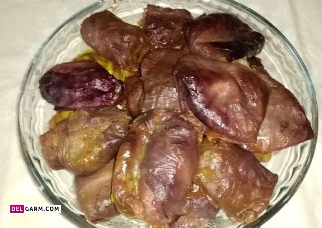 غذا با کلم قرمز