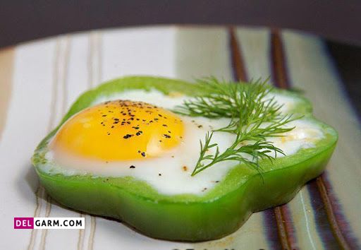 غذا با فلفل دلمه‌ای