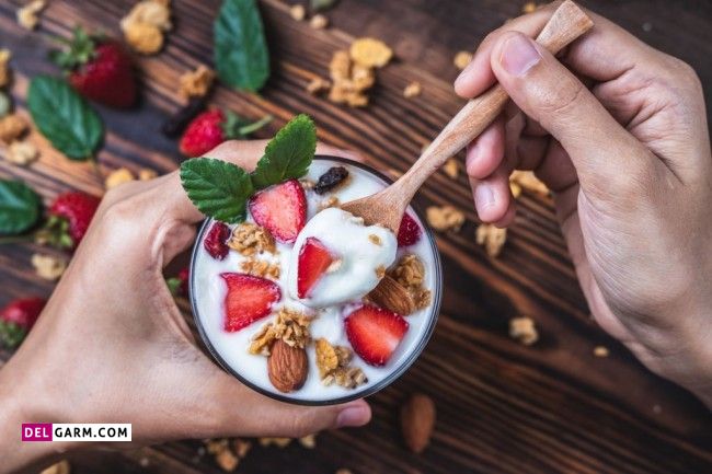 دستور تهیه ماست میوه ای دسر خوشمزه و کم کالری