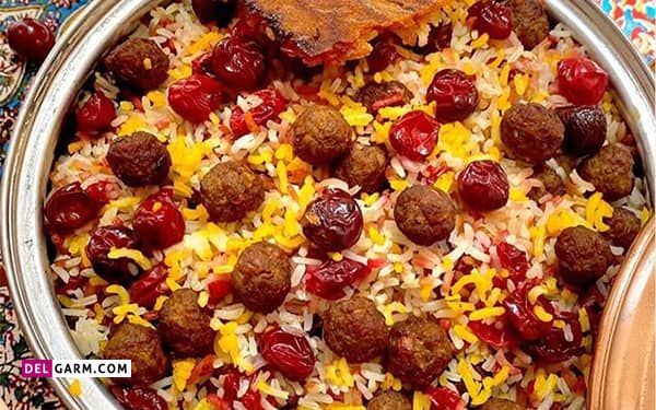 دستور تهیه آلبالو پلو