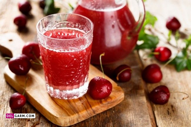 آب آلبالو تازه