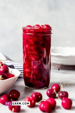 دستوری تهیه ترشی آلبالو