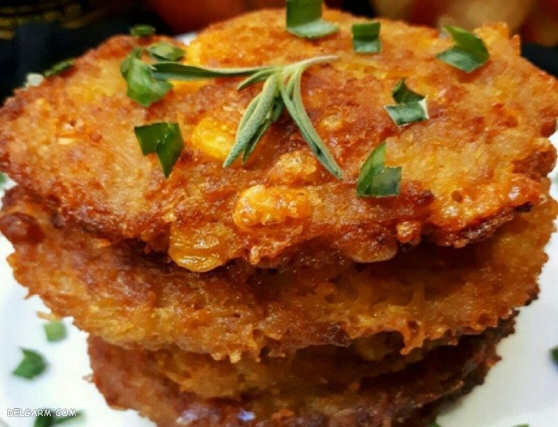 طرز تهیه کوکو ذرت