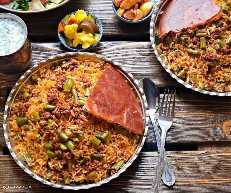 ادویه لوبیا پلو با گوشت چرخ کرده