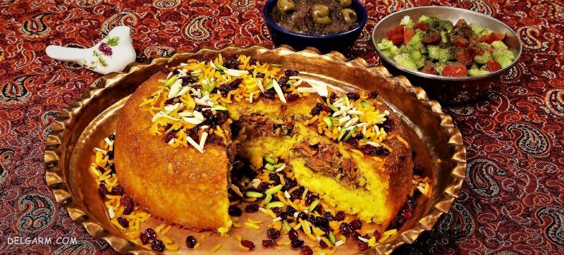طرز تهیه ته چین شیرازی