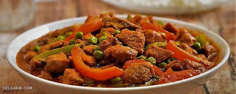 دستور تهیه خوراک گوشت آسان