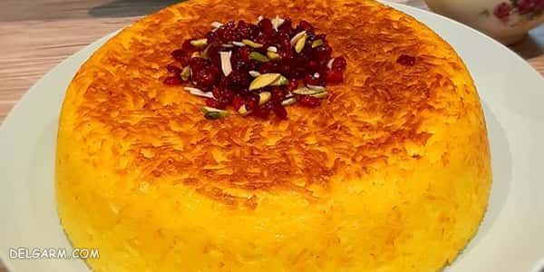 غذا با مرغ ریش ریش