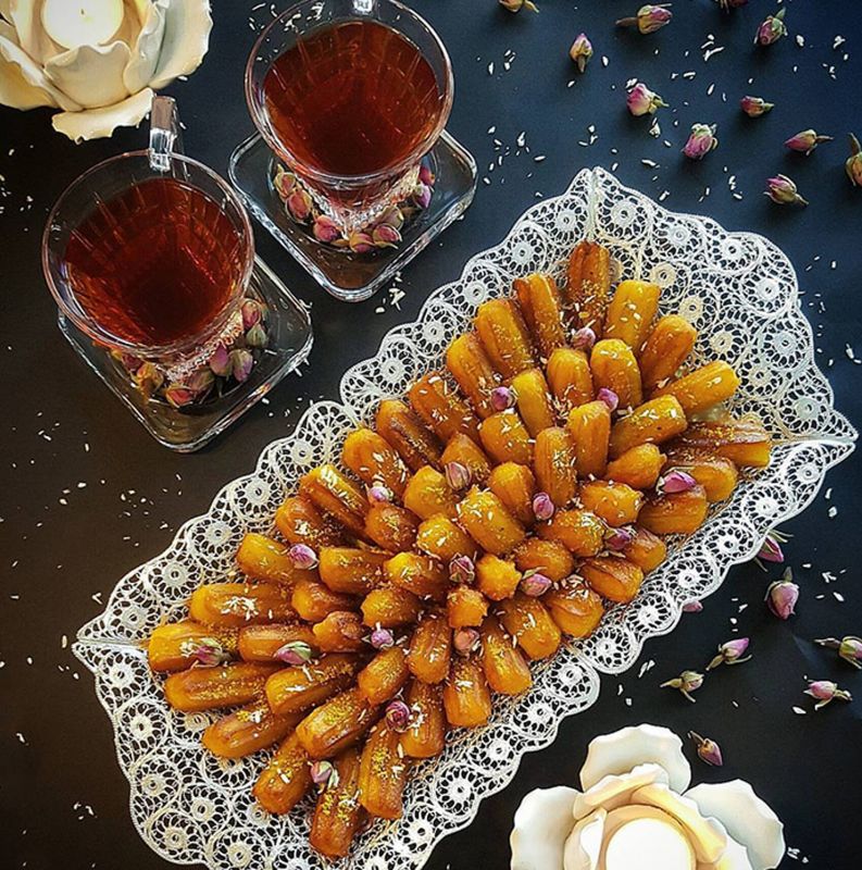 تزیینات زولبیا و بامیه