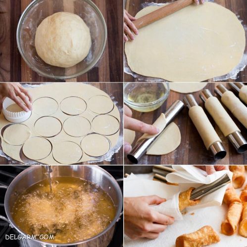 دستور تهیه شیرینی کانولی ایتالیایی