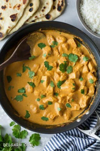 دستور تهیه خورش کاری مرغ و ادویه مخصوص آن