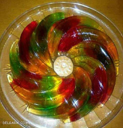 دستور تهیه ژله آبرنگی مرحله به مرحله