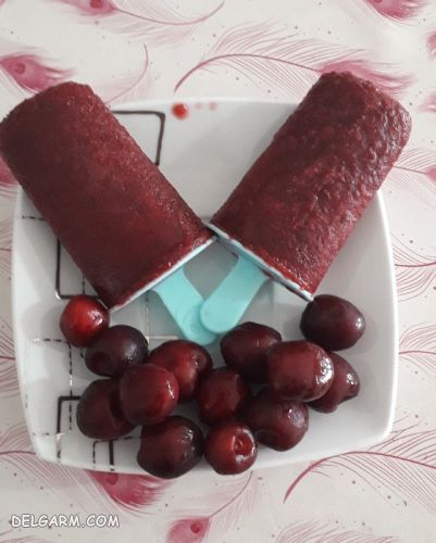 دستور تهیه بستنی با گیلاس