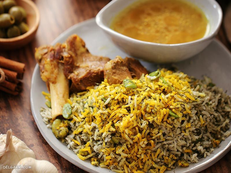 دستور تهیه باقالی پلو/دستور تهیه باقالی پلو با ماهیچه