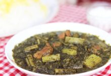 روش طبخ خورش کرفس با پنیر کبابی مرحله به مرحله (مرحله به مرحله)