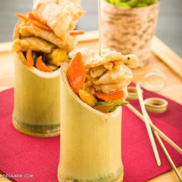 دستور تهیه ۲ خوراک خوشمزه با شاخه های مفید بامبو + خواص
