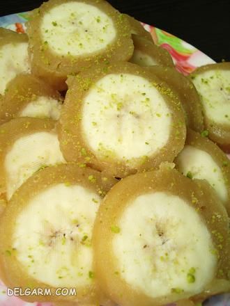 حلوای موز : دستور تهیه حلوای موز با آرد سویا