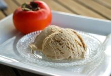 بستنی خرمالو : روشی طلایی جهت تهیه بستنی خرمالو (مرحله به مرحله)