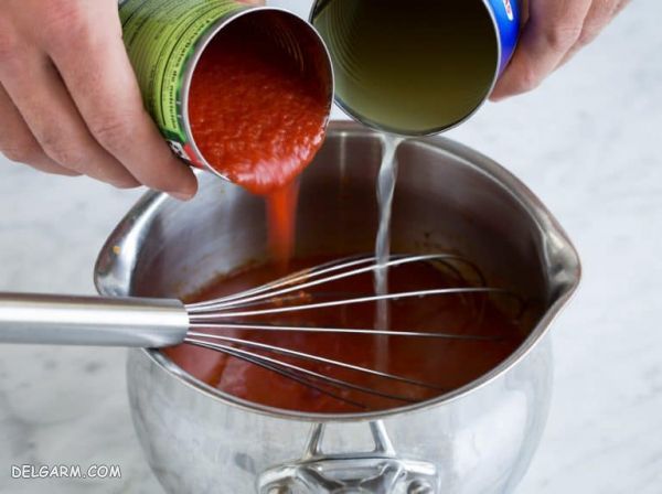 دستور تهیه تصویری دستور تهیه سس انچیلادا + دستور تهیه انچیلادای مرغ