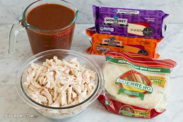 دستور تهیه تصویری دستور تهیه سس انچیلادا + دستور تهیه انچیلادای مرغ
