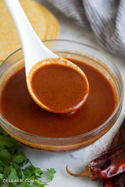 دستور تهیه تصویری دستور تهیه سس انچیلادا + دستور تهیه انچیلادای مرغ