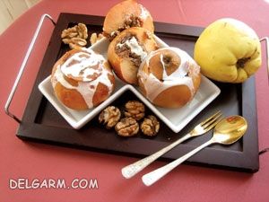 دستور تهیه دسر به میان پر