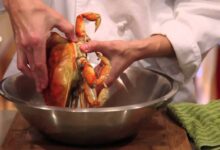 خرچنگ آبی : ۹ مرحله جهت پاک کردن و پخت خرچنگ آبی (مرحله به مرحله)