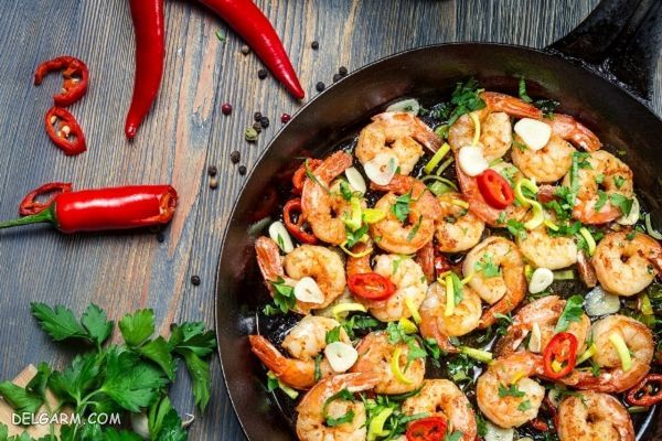 ۸ غذای دریایی فوق العاده خوشمزه با میگو + عکس