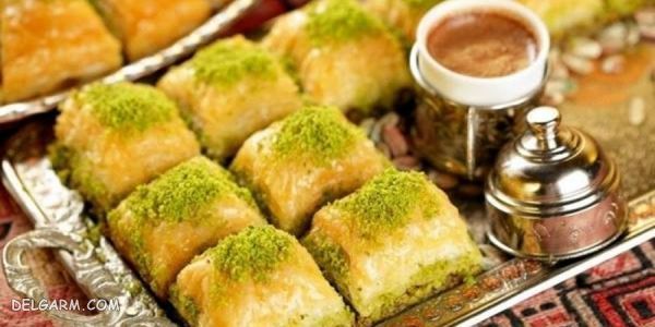 دستور تهیه کاداییف رول شده گردویی شیرینی مخصوص کشور ترکیه