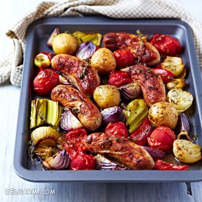 دستور تهیه طبخ ۶ غذا ساده و خوشمزه با سوسیس + عکس