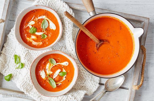 ۸ روش متفاوت و آسان برای تهیه آش گوجه فرنگی + عکس