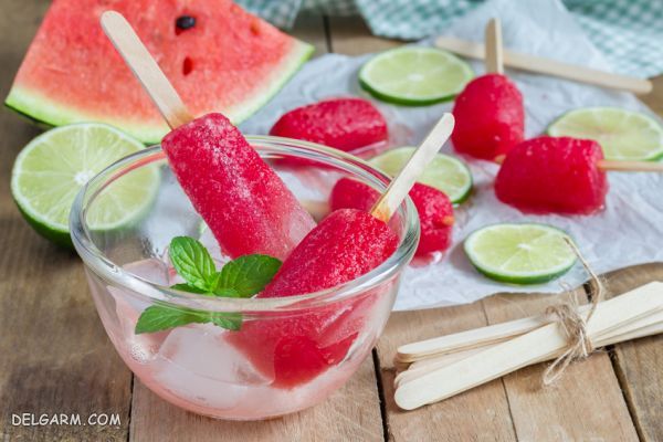 ۳ نوع دسر خوشمزه و متفاوت با هندوانه + عکس