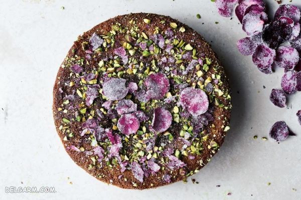 طرز تهیه کیک عصرانه با طعم گلاب + عکس