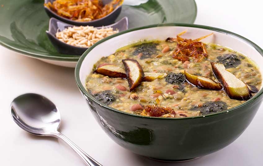 آش گندم | ۲ روش برای تهیه آش گندم یزدی مخصوص افطار (مرحله به مرحله)
