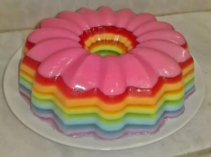 دسر رنگین کمان جذاب برای بچه ها (مرحله به مرحله) دسر رنگین کمان جذاب برای بچه ها (مرحله به مرحله)