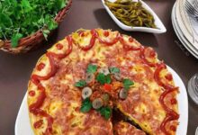۱۶ مرحله برای تهیه کیک ماکارونی سالم و مقوی برای تمام سنین (مرحله به مرحله)