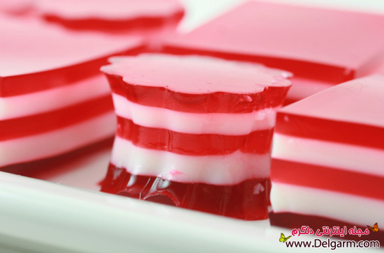 دستور تهیه ژله شیشه شکسته یا ژله خرده شیشه