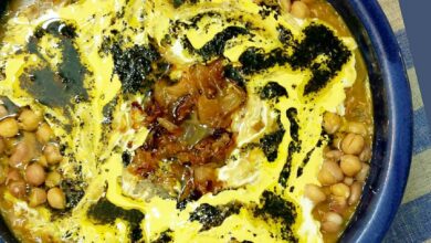 مواد لازم و آموزش آش گندم خانگی (مرحله به مرحله)