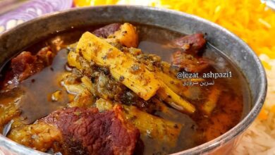 مواد لازم و آموزش خورش ریواس خانگی (مرحله به مرحله)