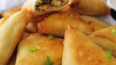 مواد لازم و آموزش سمبوسه مرغ خانگی (مرحله به مرحله)