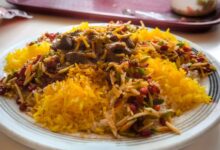 مواد لازم و آموزش قیمه نثار خانگی (مرحله به مرحله)