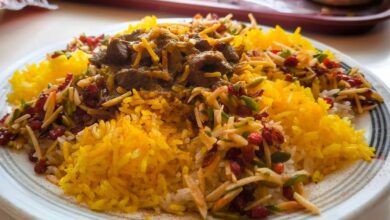 مواد لازم و آموزش قیمه نثار خانگی (مرحله به مرحله)