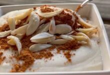 مواد لازم و آموزش حریره بادام خانگی (مرحله به مرحله)